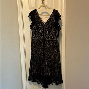 Elegant Black Lace Dress